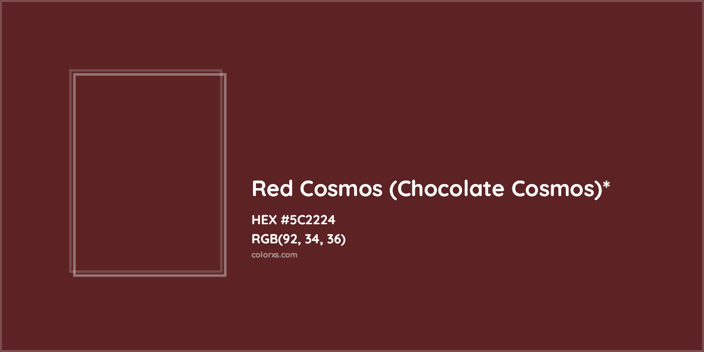 HEX #5C2224 Color Name, Color Code, Palettes, Similar Paints, Images