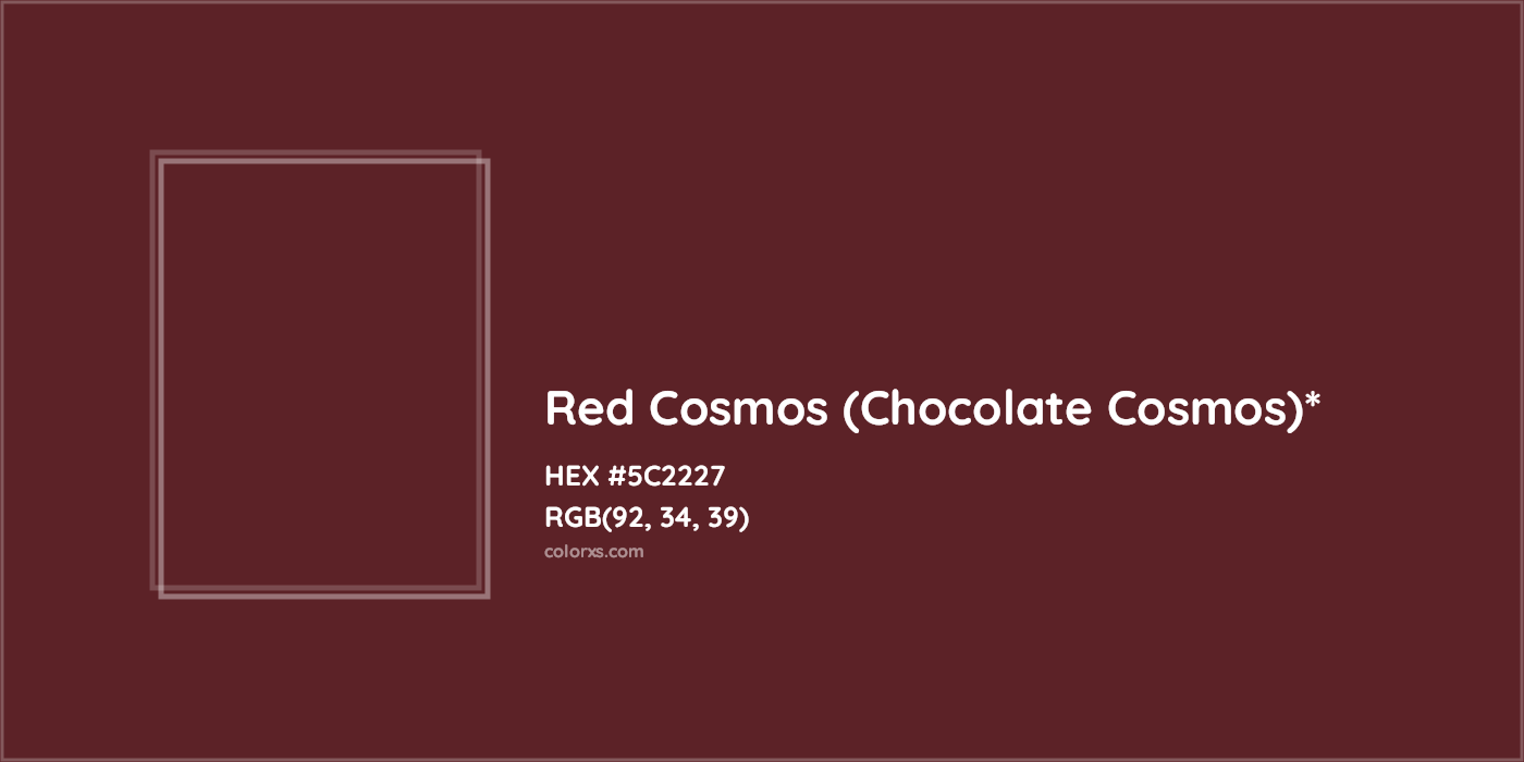 HEX #5C2227 Color Name, Color Code, Palettes, Similar Paints, Images
