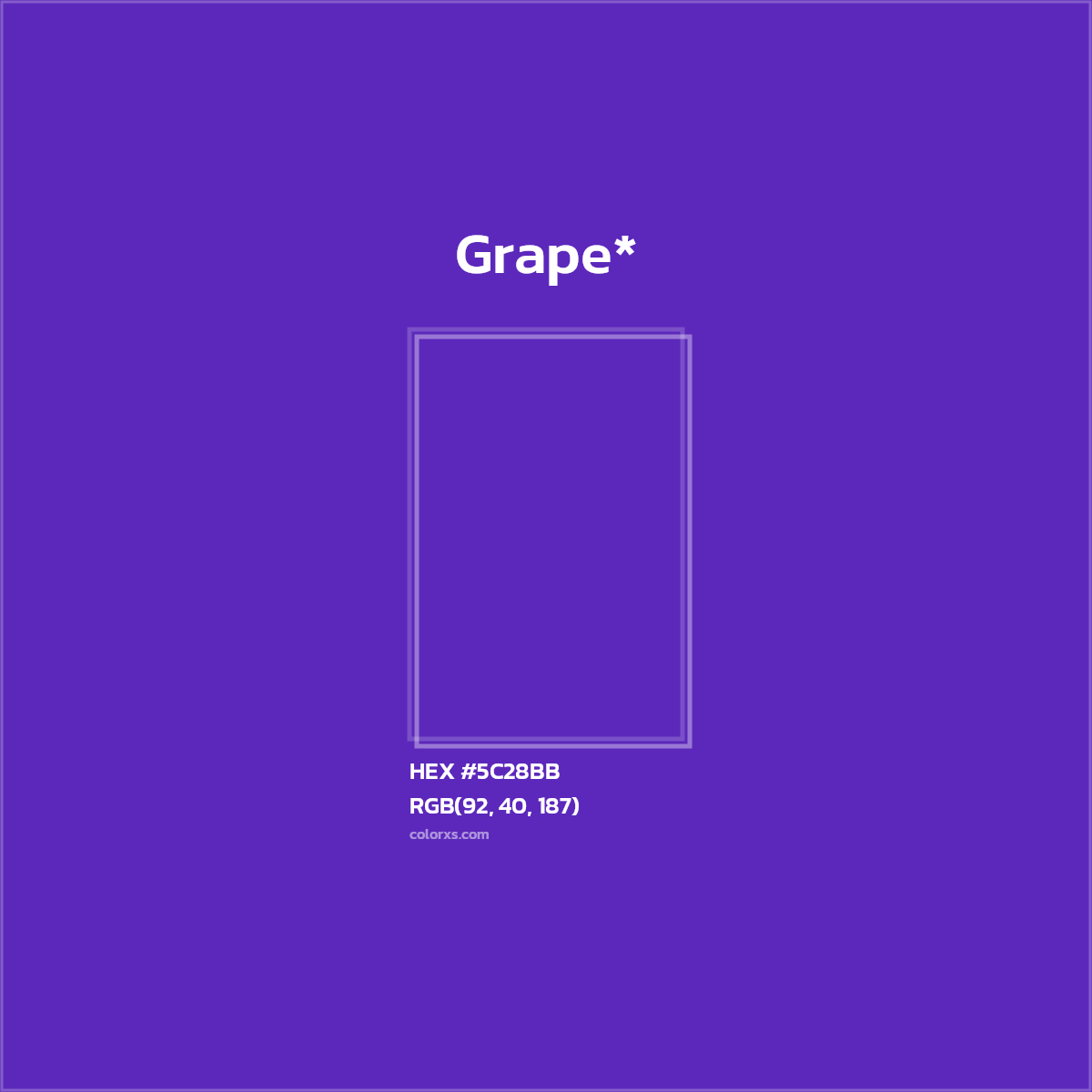 HEX #5C28BB Color Name, Color Code, Palettes, Similar Paints, Images