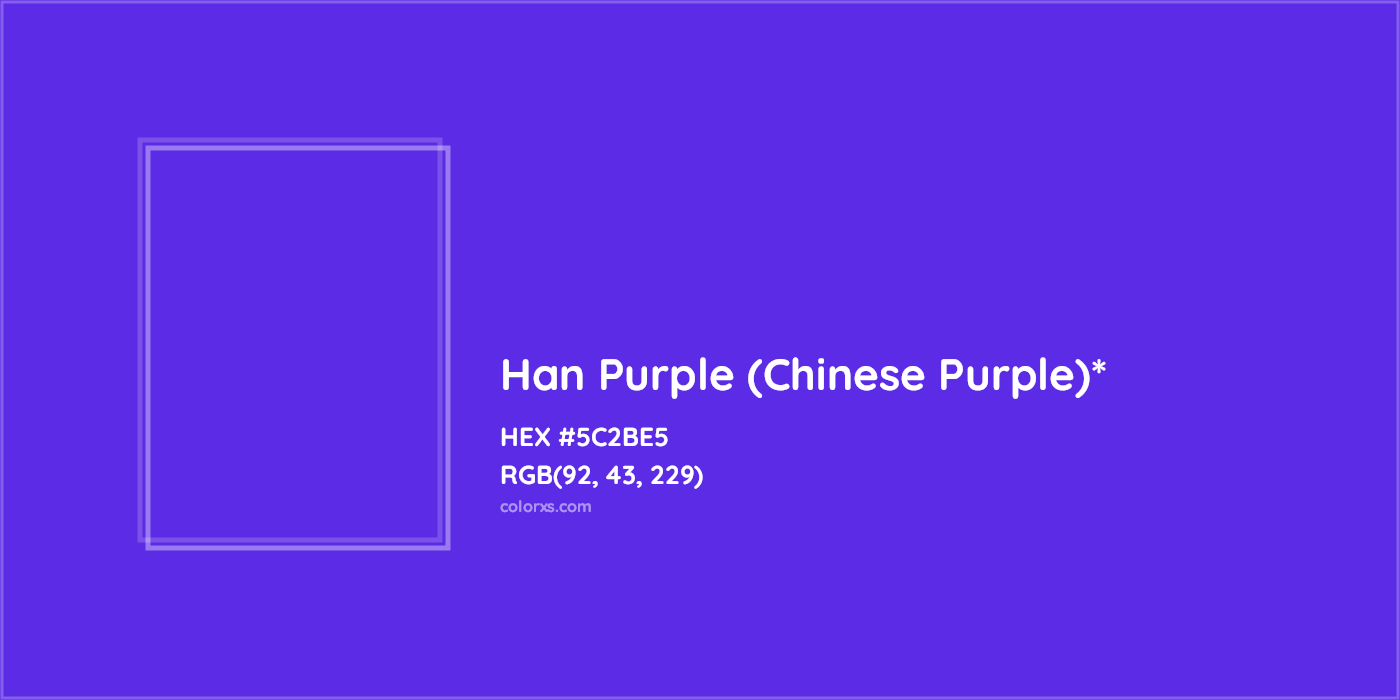 HEX #5C2BE5 Color Name, Color Code, Palettes, Similar Paints, Images