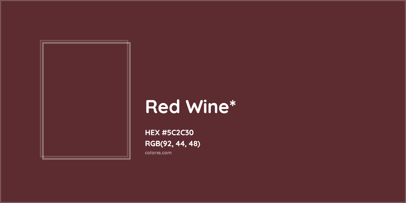 HEX #5C2C30 Color Name, Color Code, Palettes, Similar Paints, Images