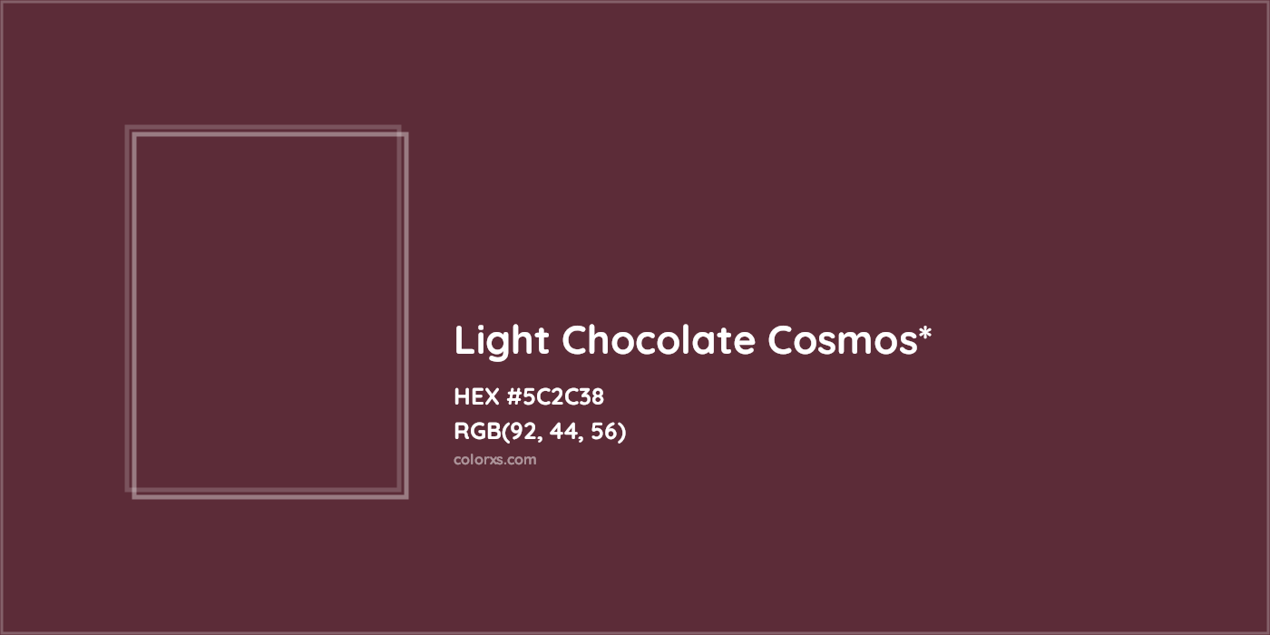 HEX #5C2C38 Color Name, Color Code, Palettes, Similar Paints, Images