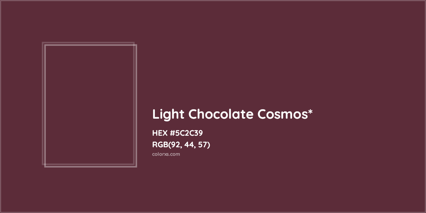 HEX #5C2C39 Color Name, Color Code, Palettes, Similar Paints, Images