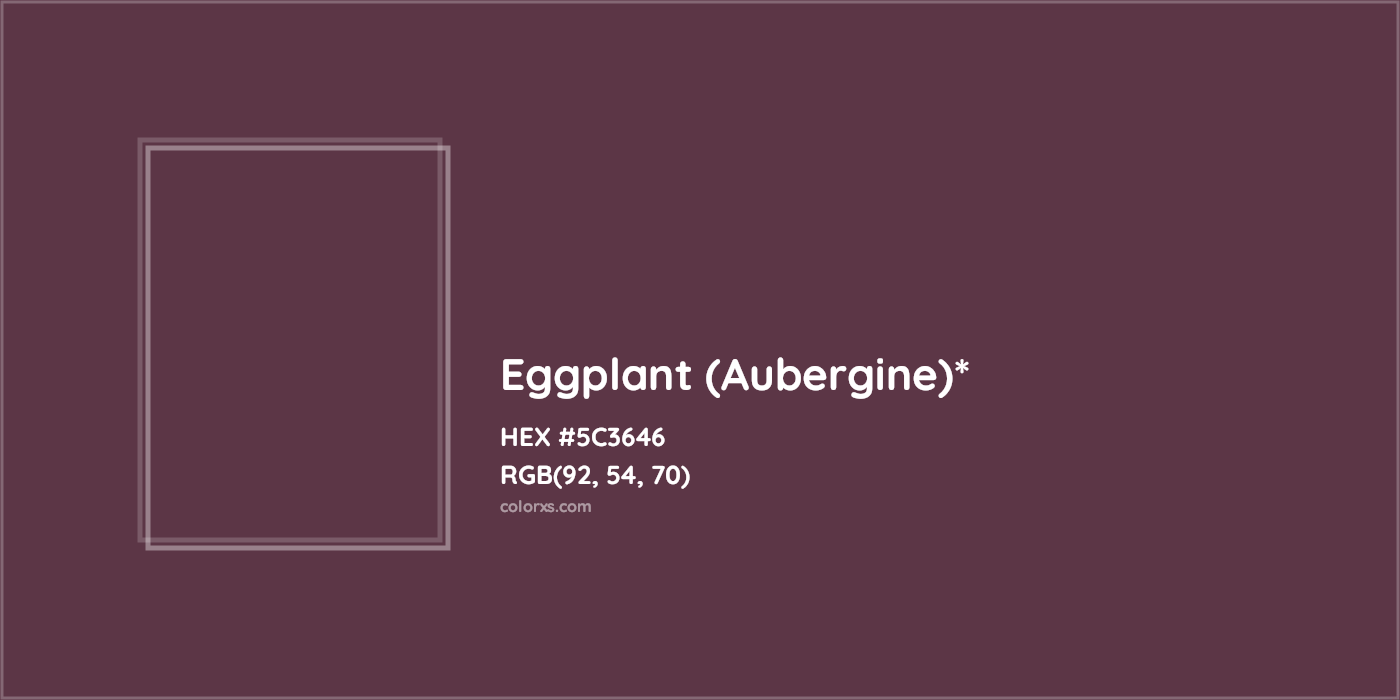 HEX #5C3646 Color Name, Color Code, Palettes, Similar Paints, Images