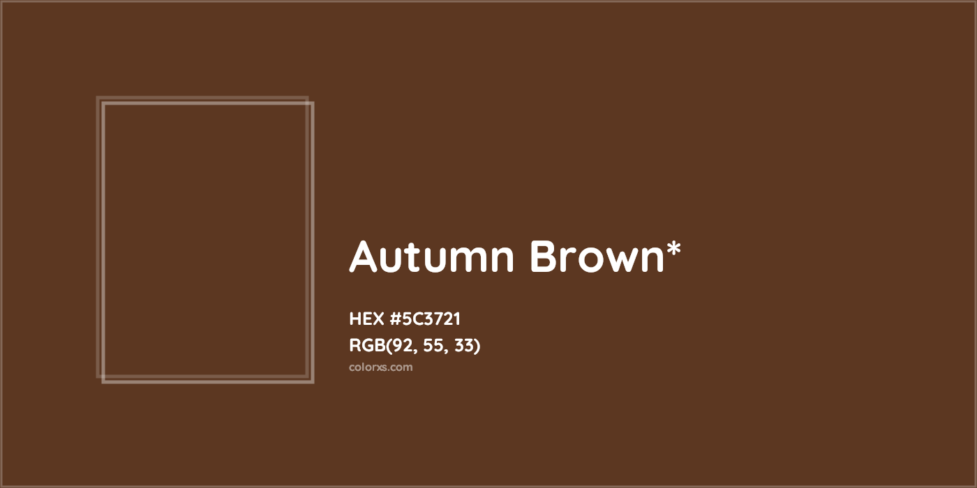 HEX #5C3721 Color Name, Color Code, Palettes, Similar Paints, Images