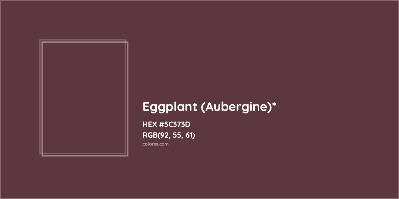 HEX #5C373D Color Name, Color Code, Palettes, Similar Paints, Images