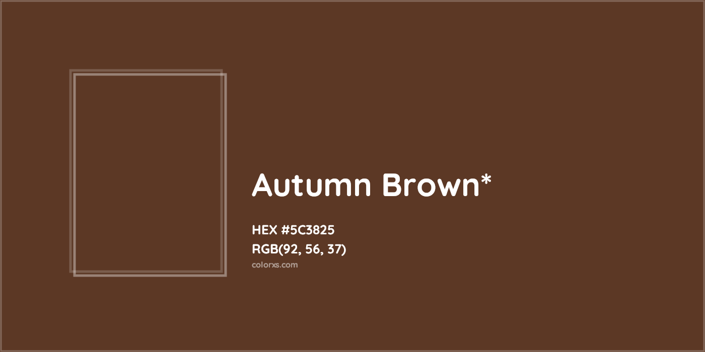HEX #5C3825 Color Name, Color Code, Palettes, Similar Paints, Images