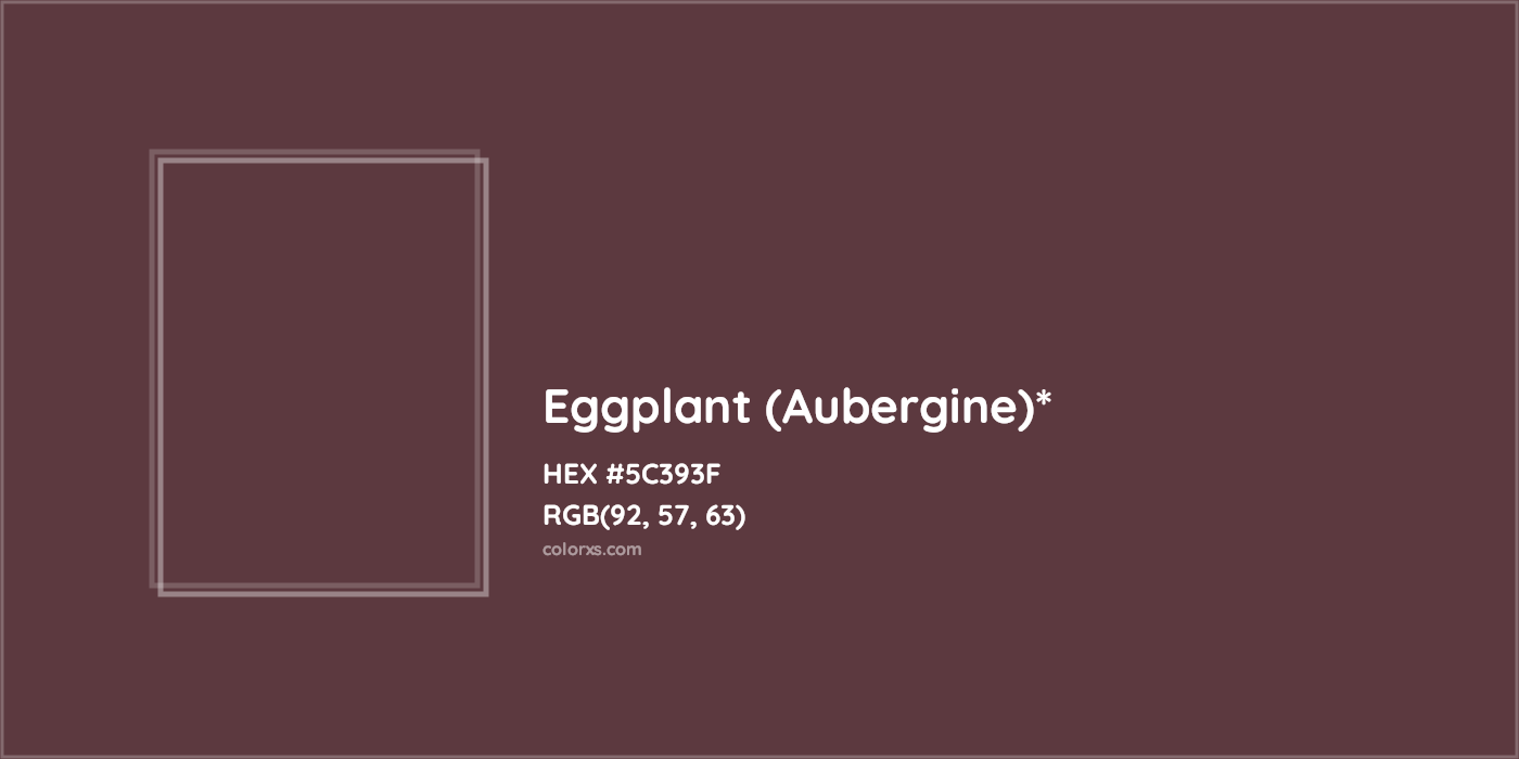 HEX #5C393F Color Name, Color Code, Palettes, Similar Paints, Images