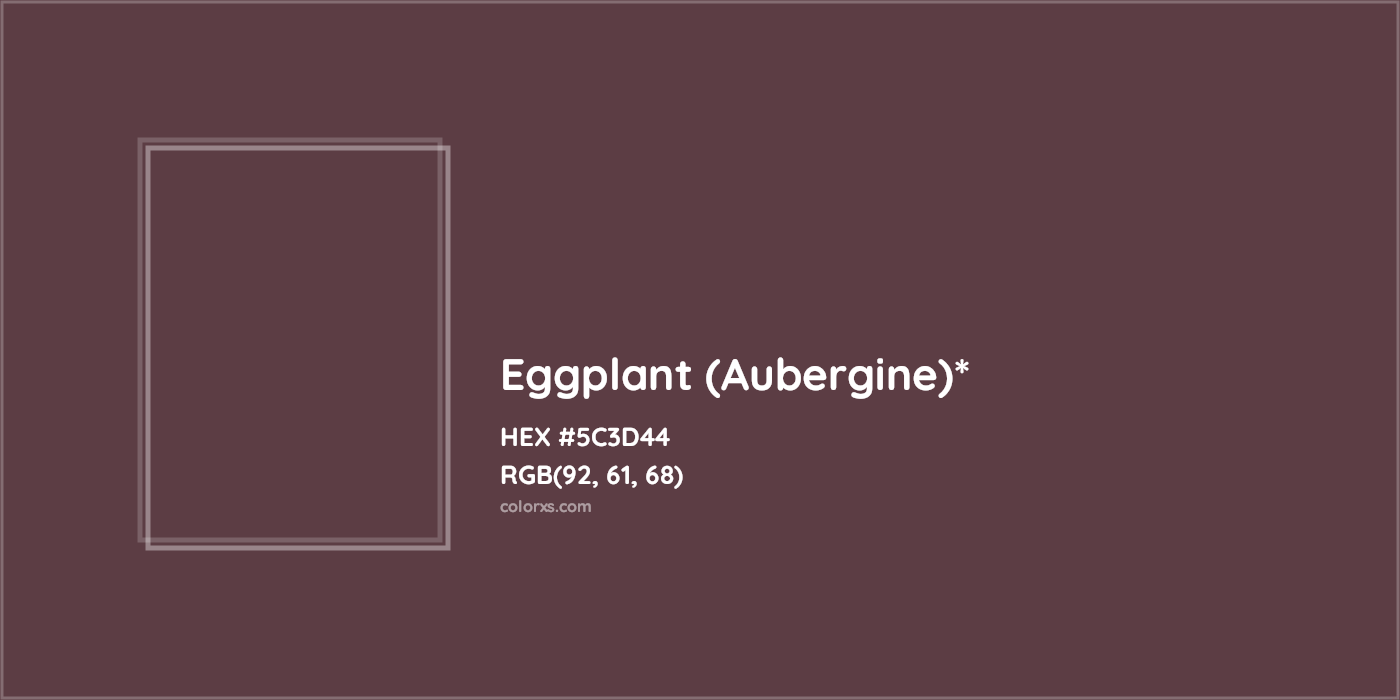 HEX #5C3D44 Color Name, Color Code, Palettes, Similar Paints, Images