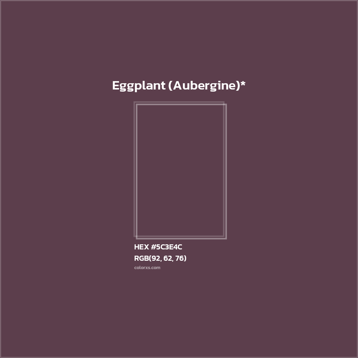 HEX #5C3E4C Color Name, Color Code, Palettes, Similar Paints, Images