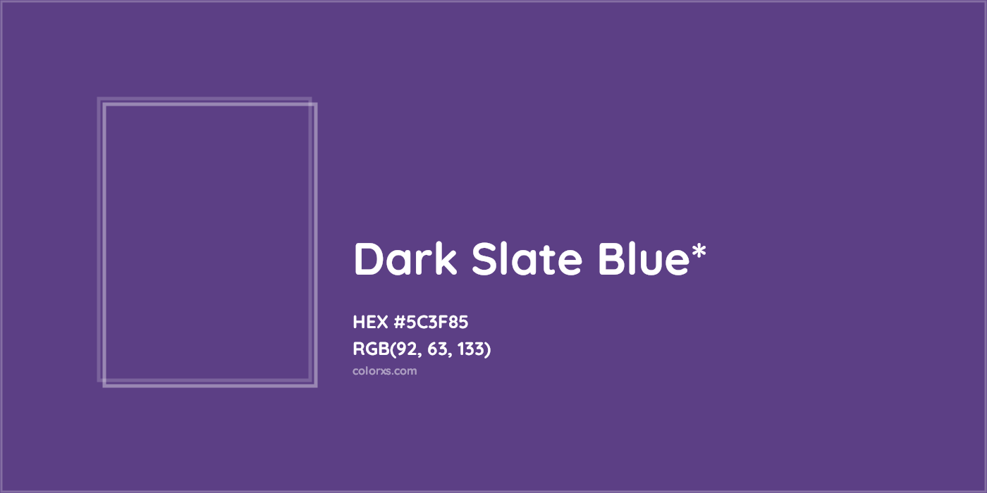 HEX #5C3F85 Color Name, Color Code, Palettes, Similar Paints, Images