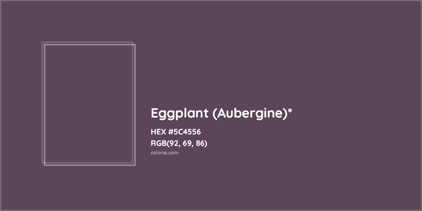 HEX #5C4556 Color Name, Color Code, Palettes, Similar Paints, Images