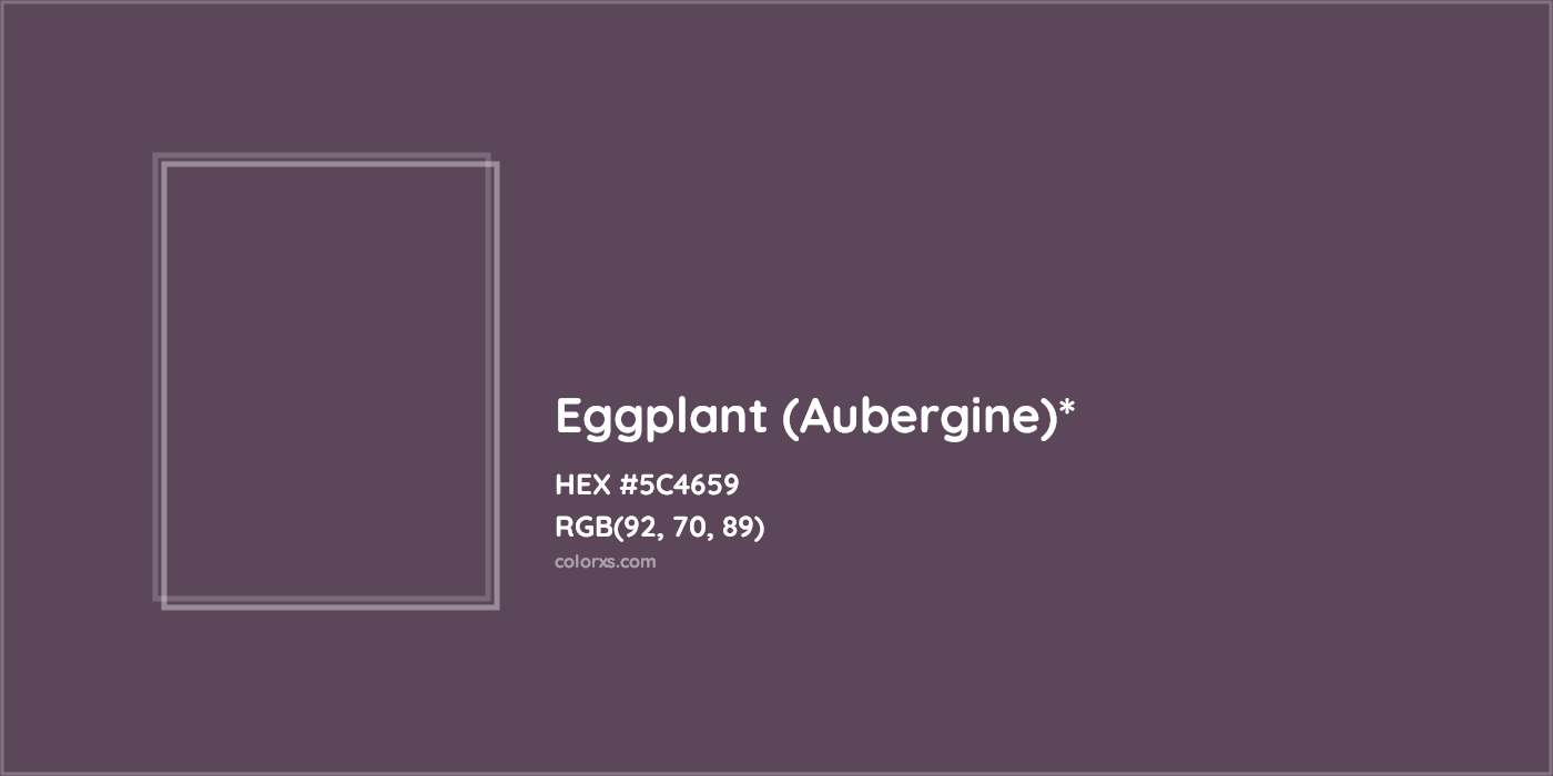HEX #5C4659 Color Name, Color Code, Palettes, Similar Paints, Images