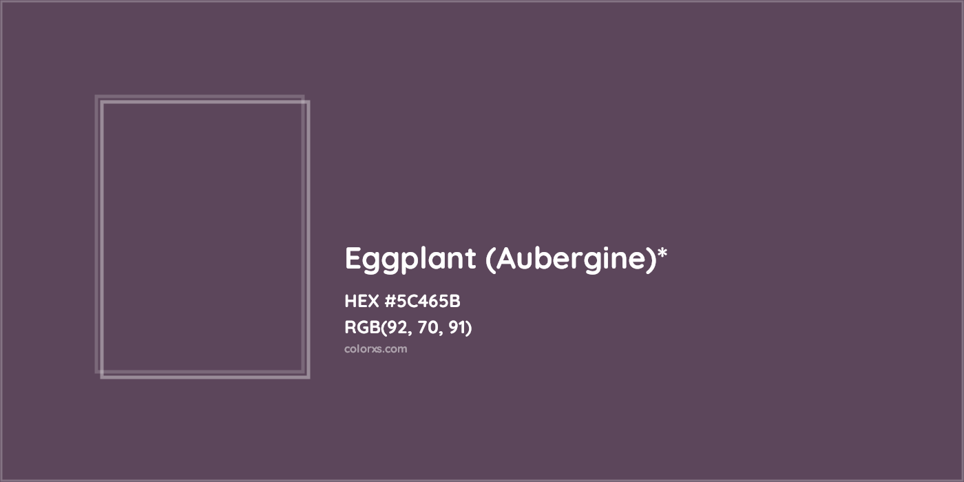 HEX #5C465B Color Name, Color Code, Palettes, Similar Paints, Images