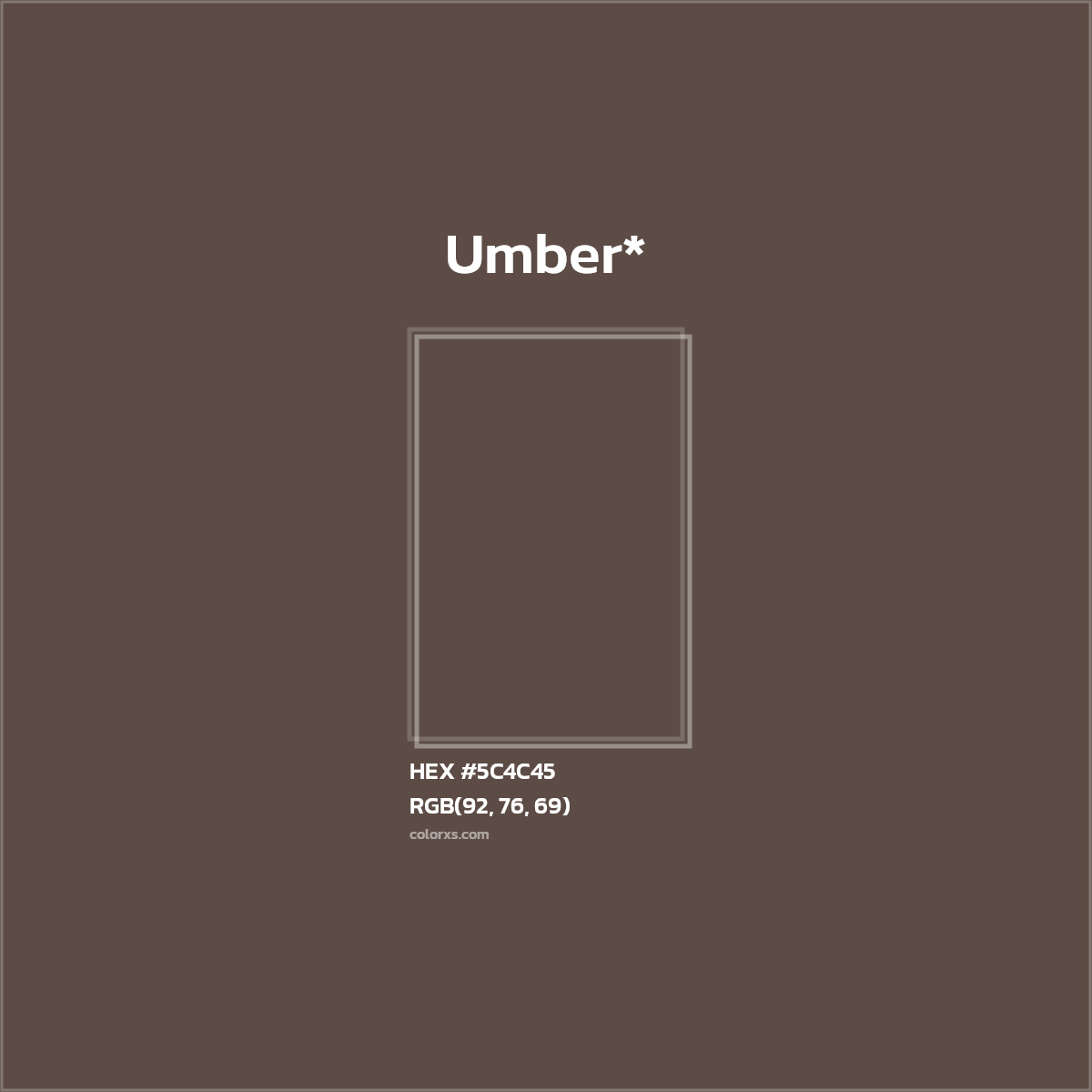 HEX #5C4C45 Color Name, Color Code, Palettes, Similar Paints, Images