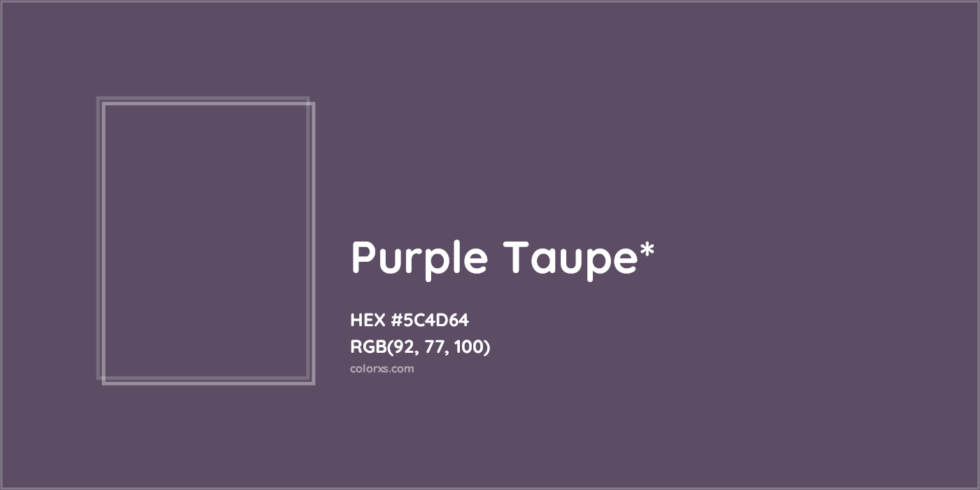 HEX #5C4D64 Color Name, Color Code, Palettes, Similar Paints, Images