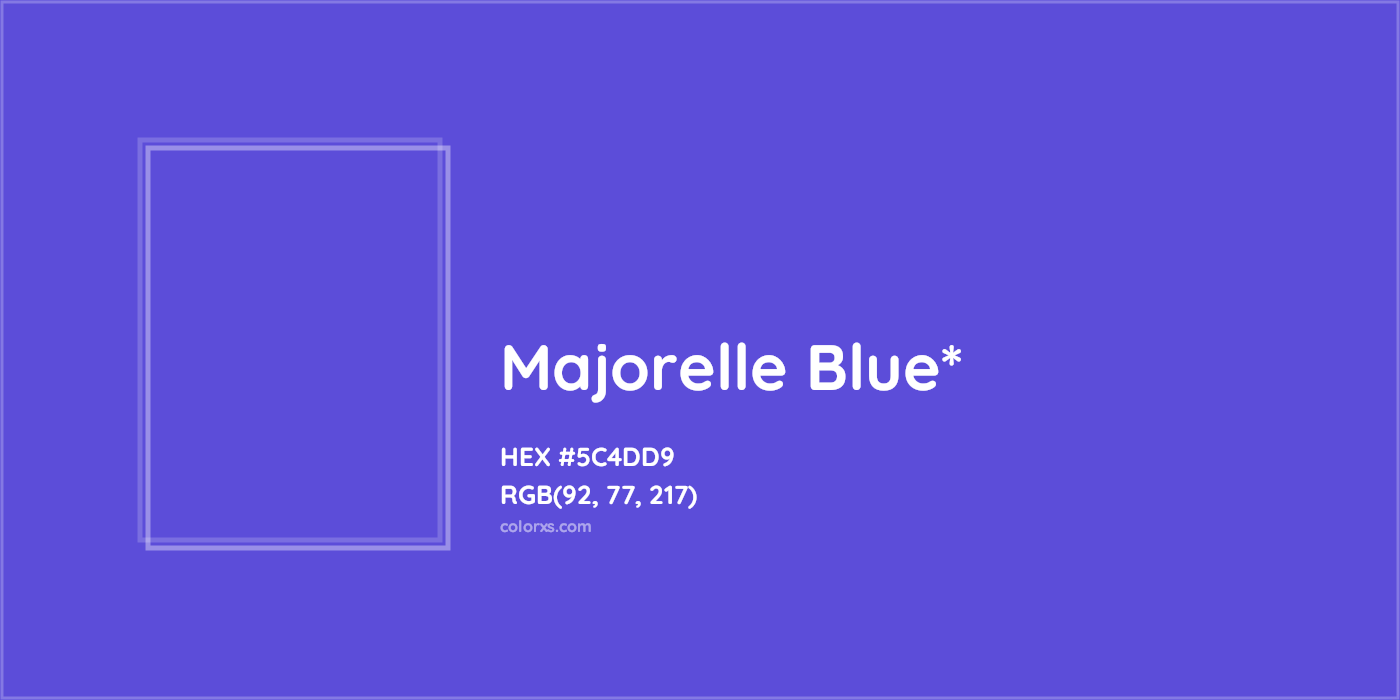 HEX #5C4DD9 Color Name, Color Code, Palettes, Similar Paints, Images