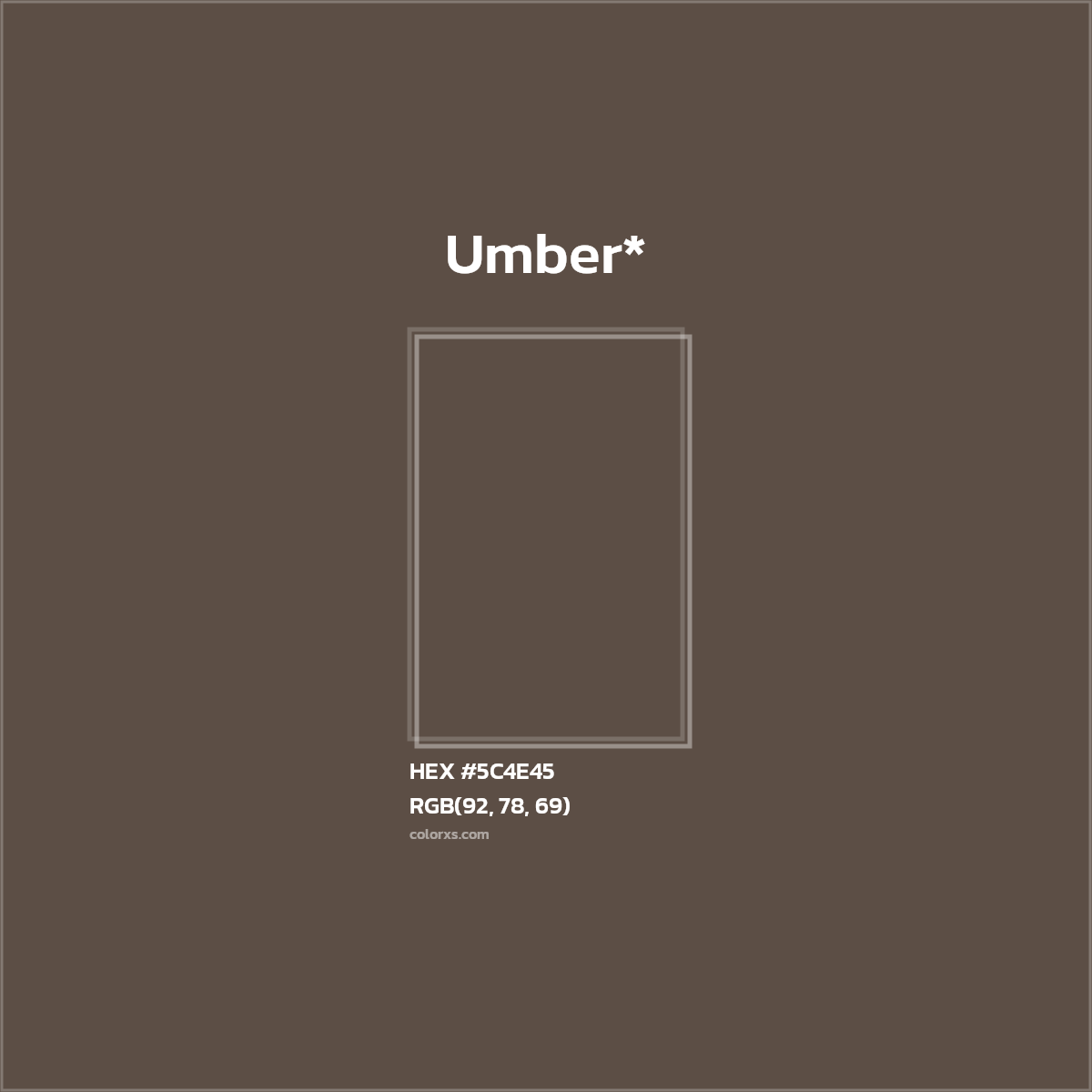 HEX #5C4E45 Color Name, Color Code, Palettes, Similar Paints, Images