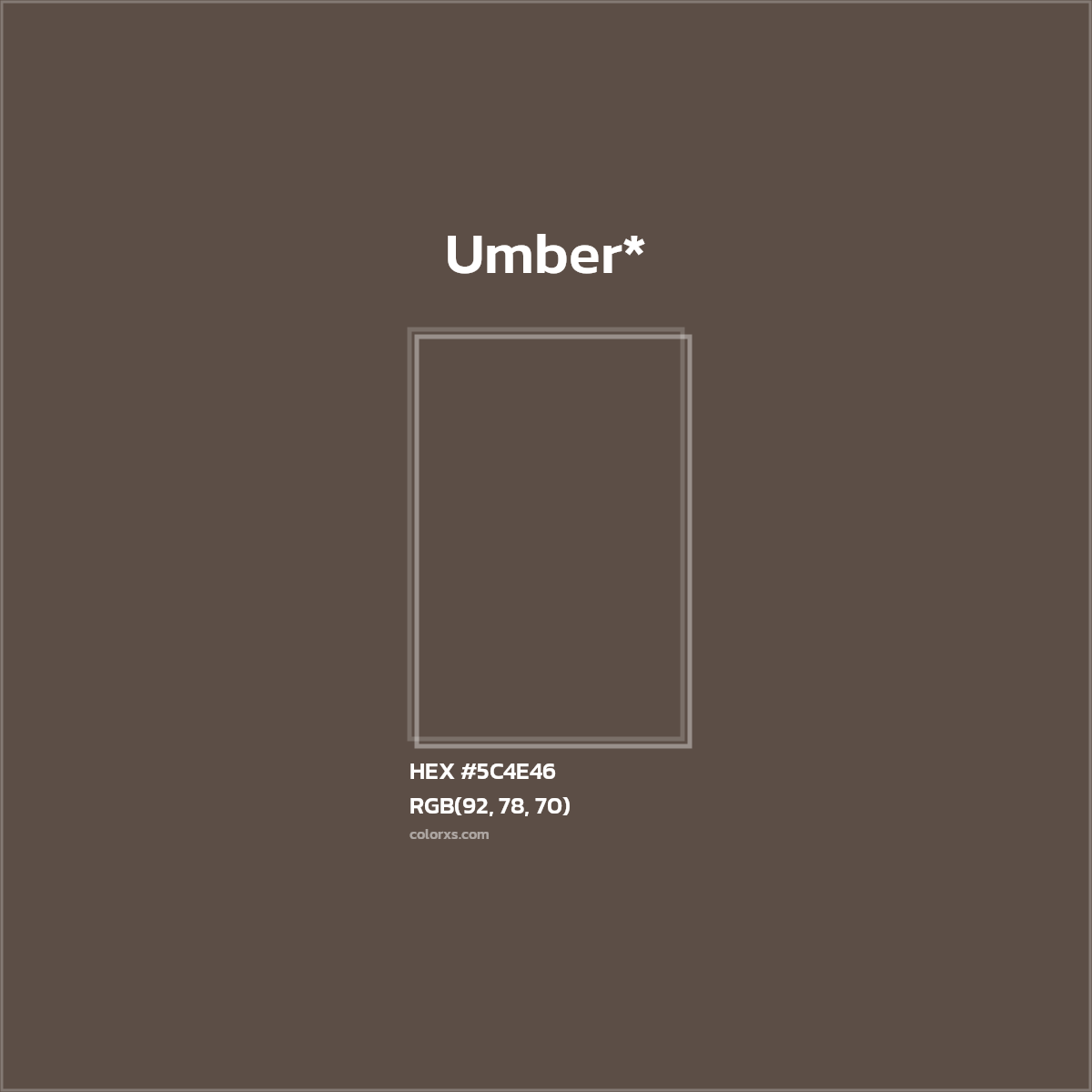 HEX #5C4E46 Color Name, Color Code, Palettes, Similar Paints, Images