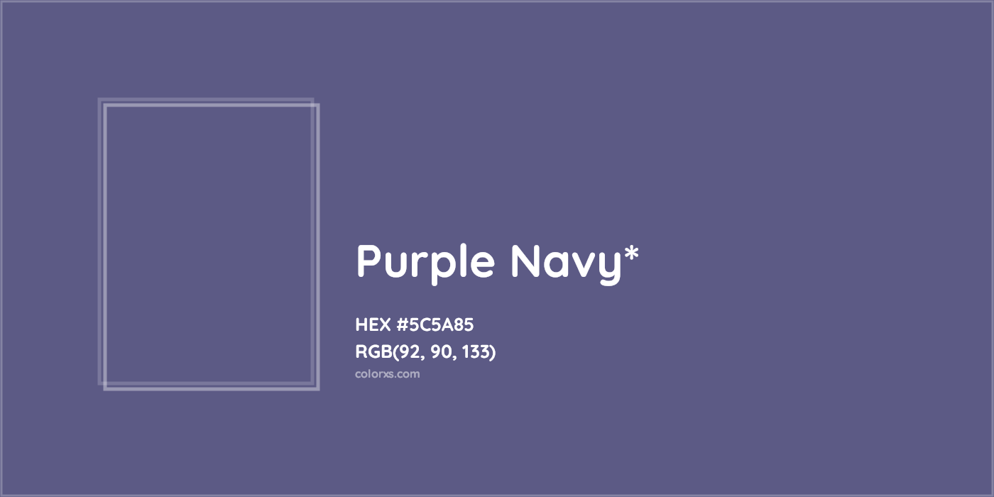 HEX #5C5A85 Color Name, Color Code, Palettes, Similar Paints, Images