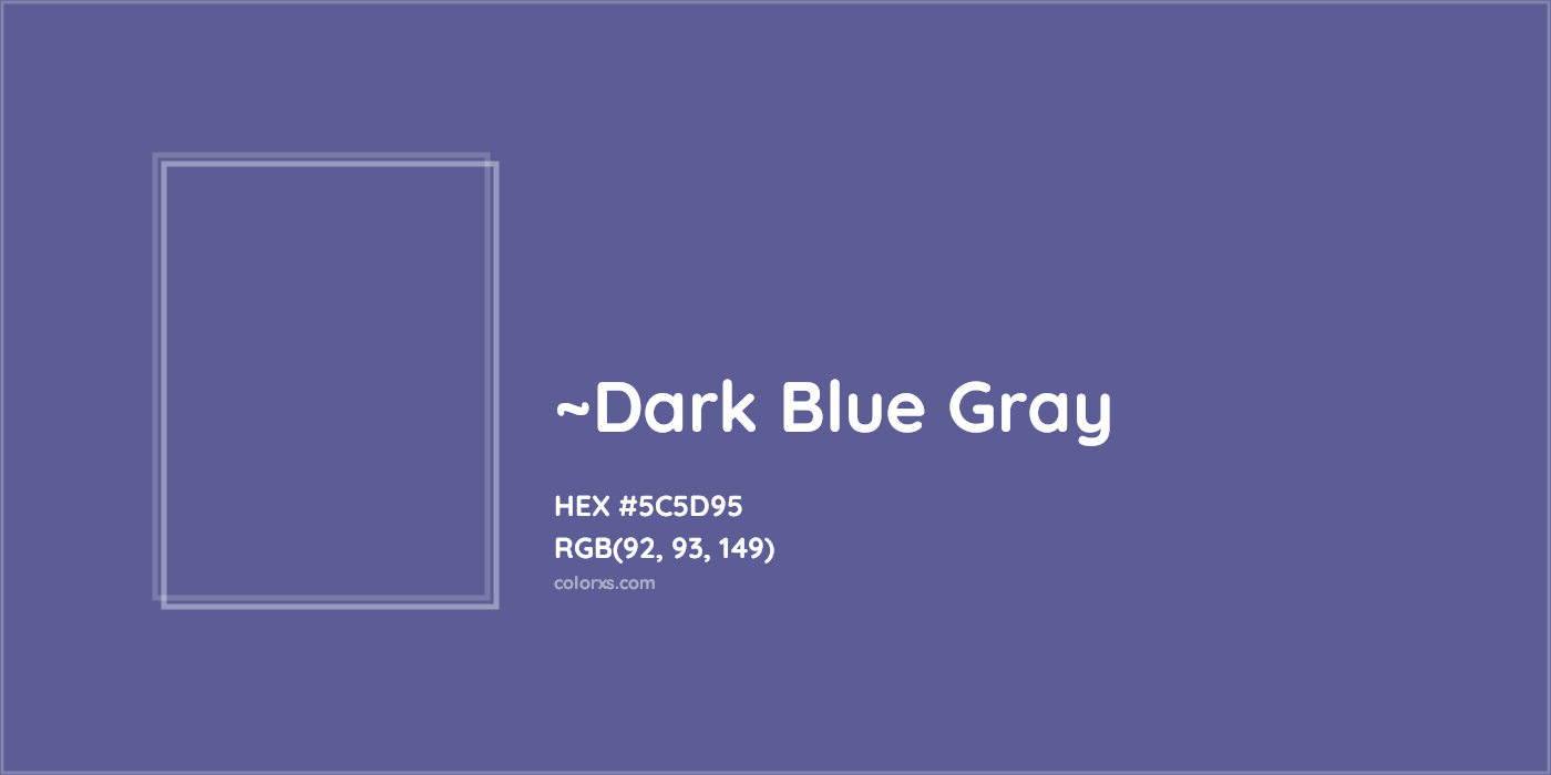 HEX #5C5D95 Color Name, Color Code, Palettes, Similar Paints, Images