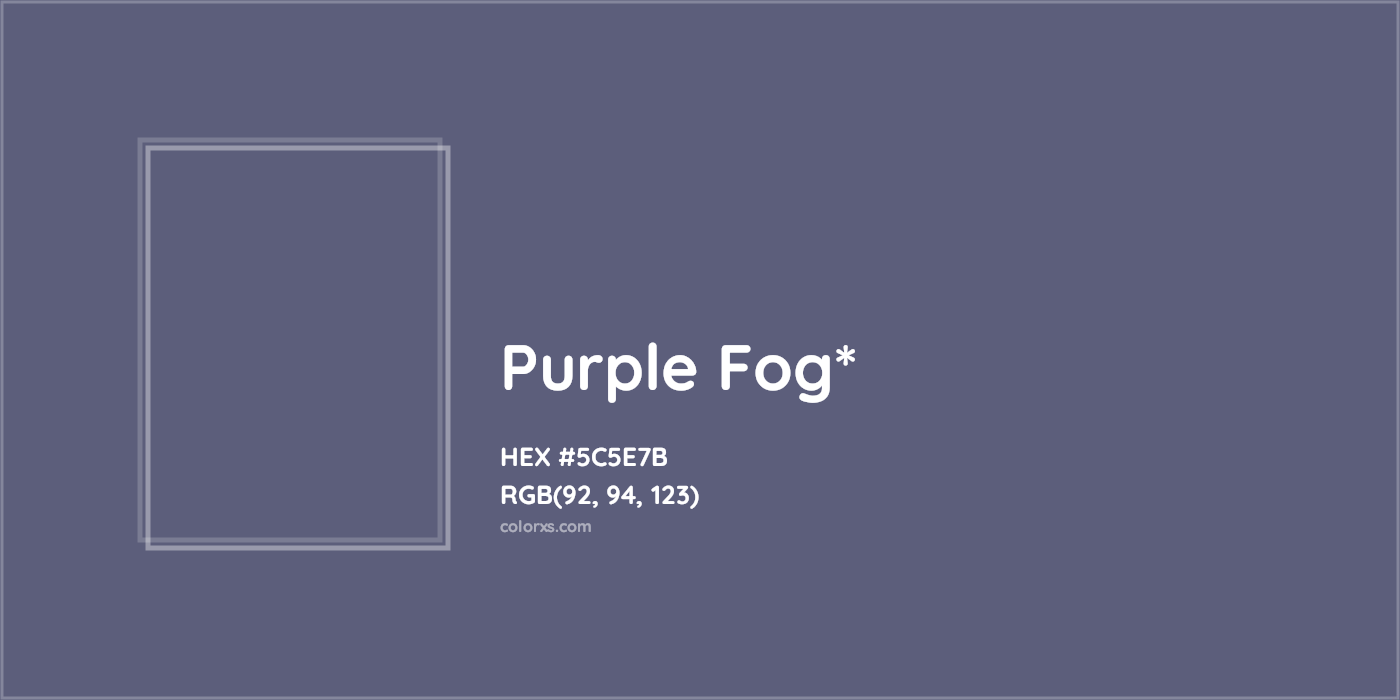 HEX #5C5E7B Color Name, Color Code, Palettes, Similar Paints, Images