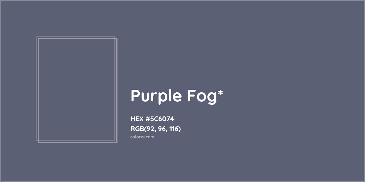 HEX #5C6074 Color Name, Color Code, Palettes, Similar Paints, Images