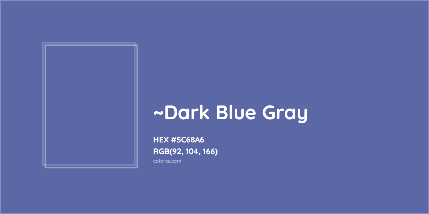 HEX #5C68A6 Color Name, Color Code, Palettes, Similar Paints, Images