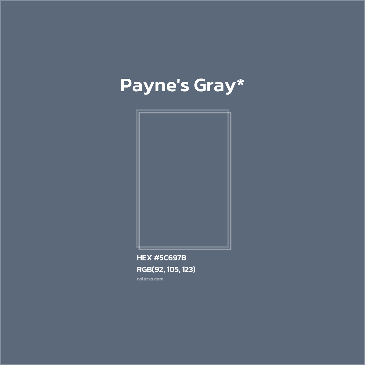 HEX #5C697B Color Name, Color Code, Palettes, Similar Paints, Images