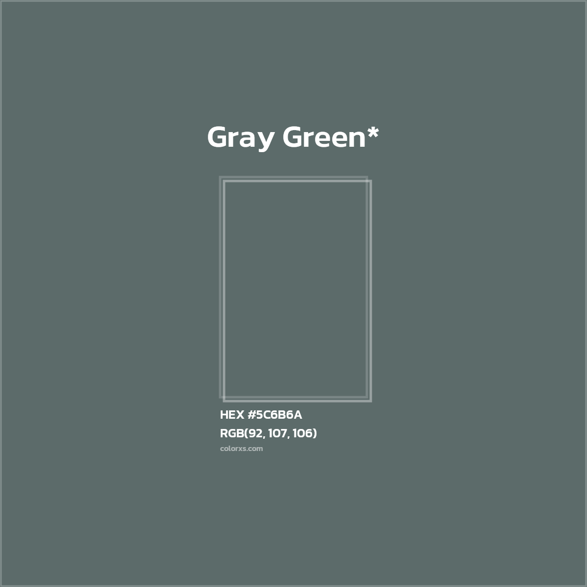 #5C6B6A hex color. RGB, RYB, CMYK, HSL, HSV codes and color conversions. Matching color names, palettes, paints.