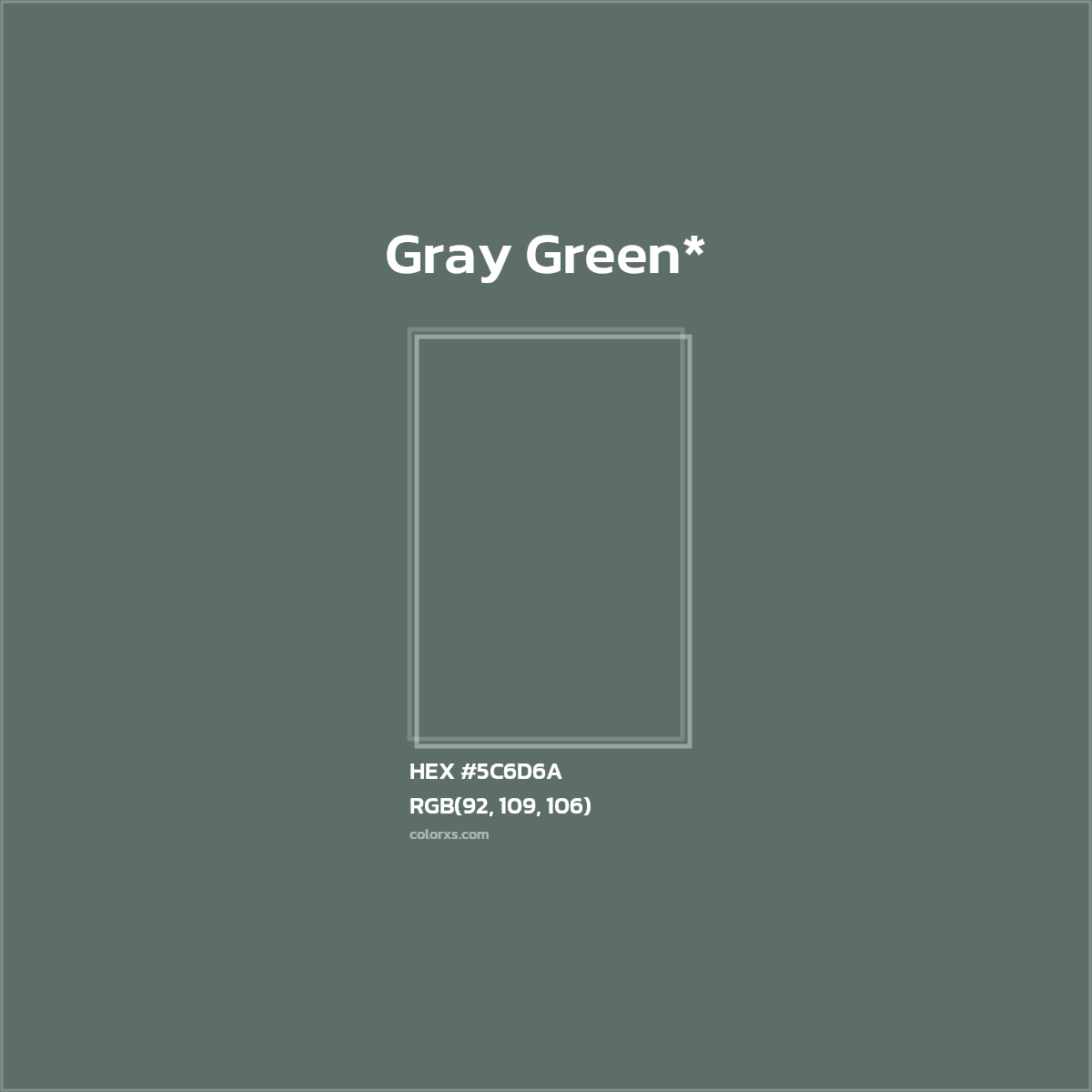 HEX #5C6D6A Color Name, Color Code, Palettes, Similar Paints, Images