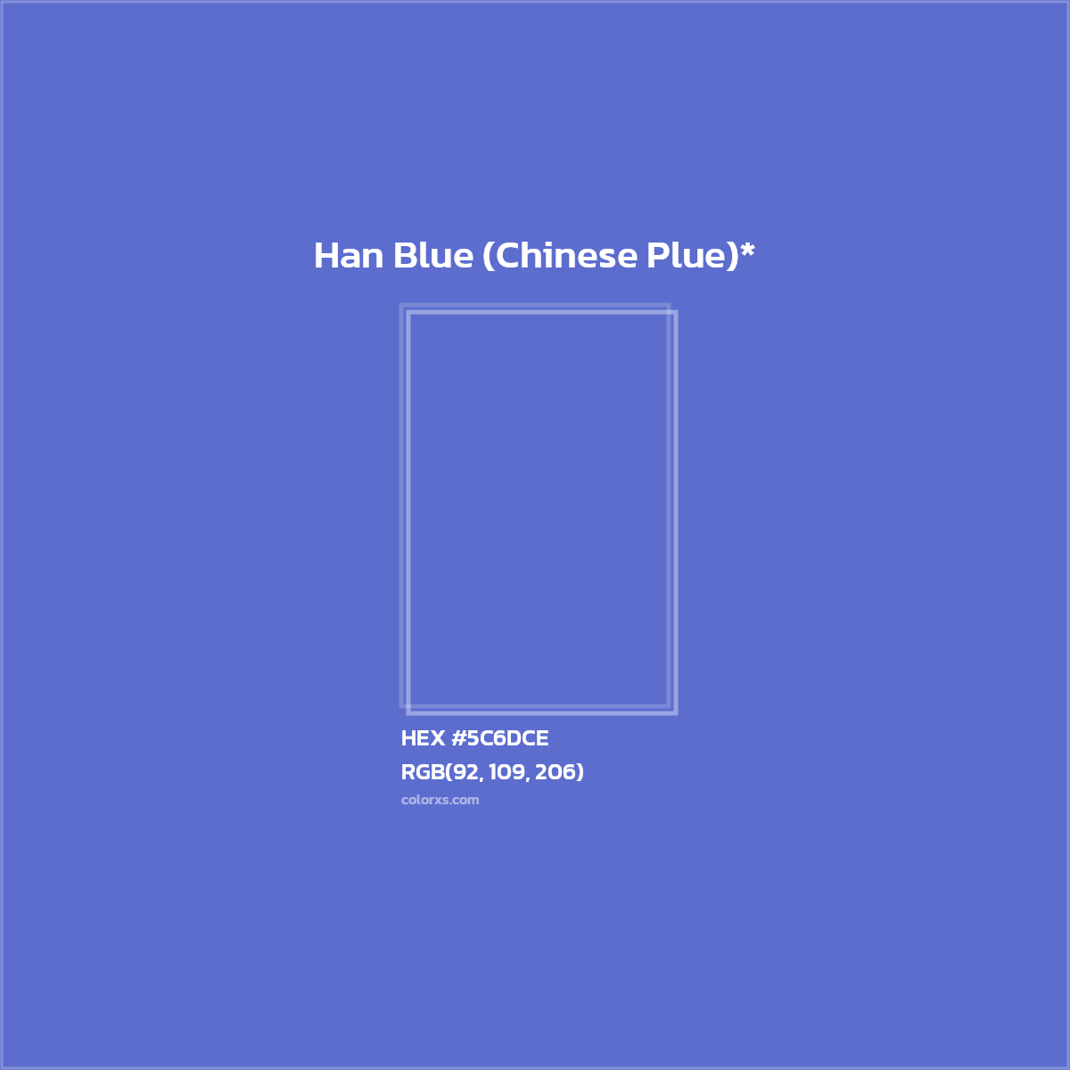 HEX #5C6DCE Color Name, Color Code, Palettes, Similar Paints, Images
