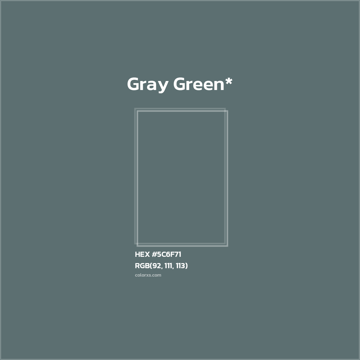 HEX #5C6F71 Color Name, Color Code, Palettes, Similar Paints, Images