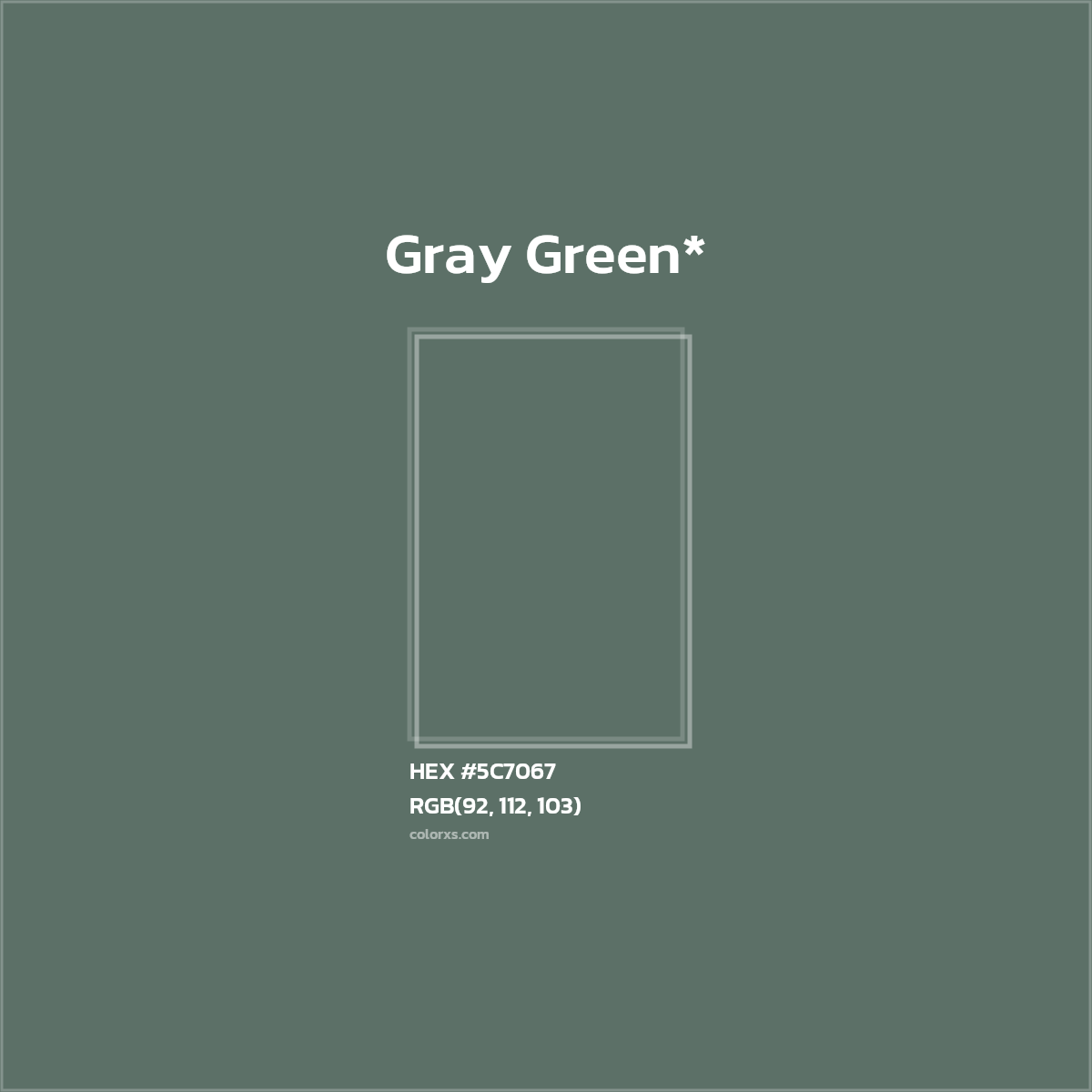 HEX #5C7067 Color Name, Color Code, Palettes, Similar Paints, Images
