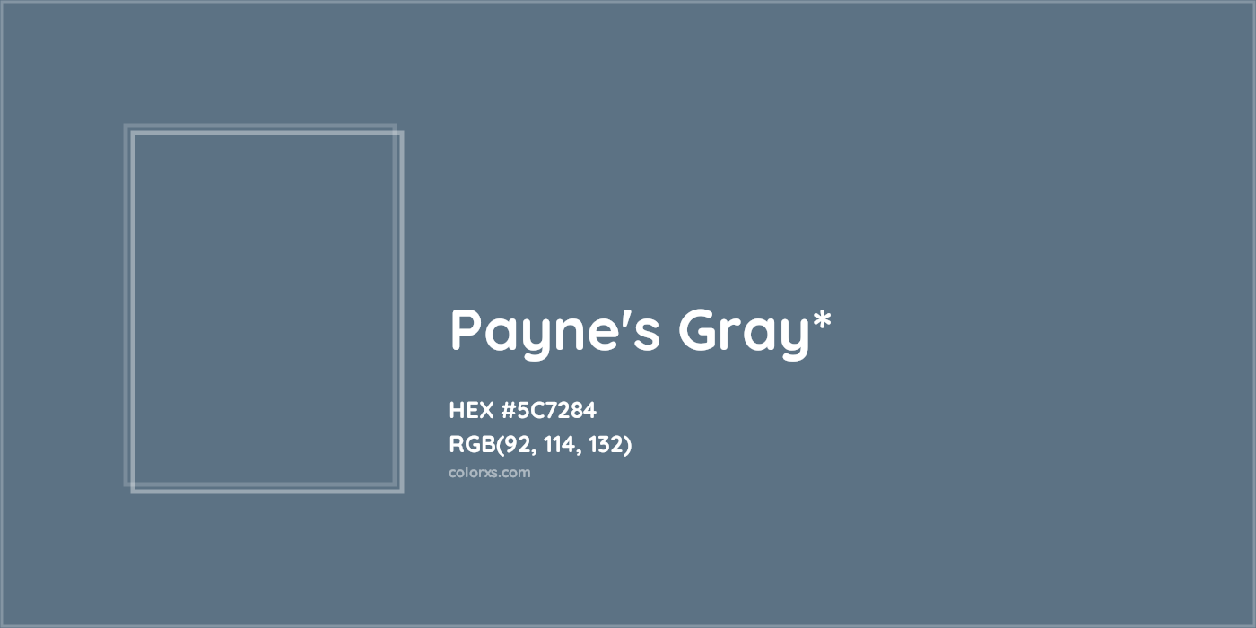 HEX #5C7284 Color Name, Color Code, Palettes, Similar Paints, Images