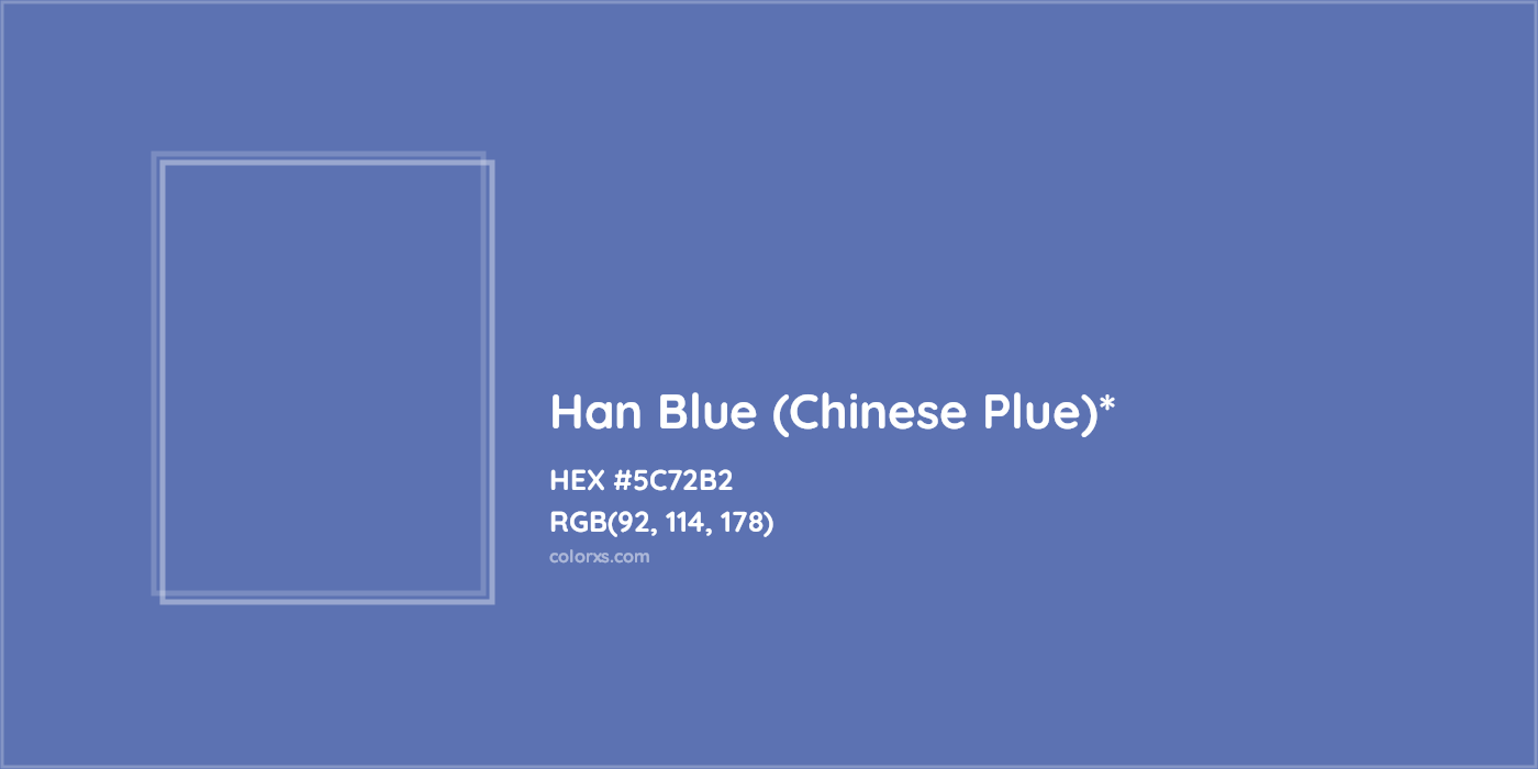 HEX #5C72B2 Color Name, Color Code, Palettes, Similar Paints, Images