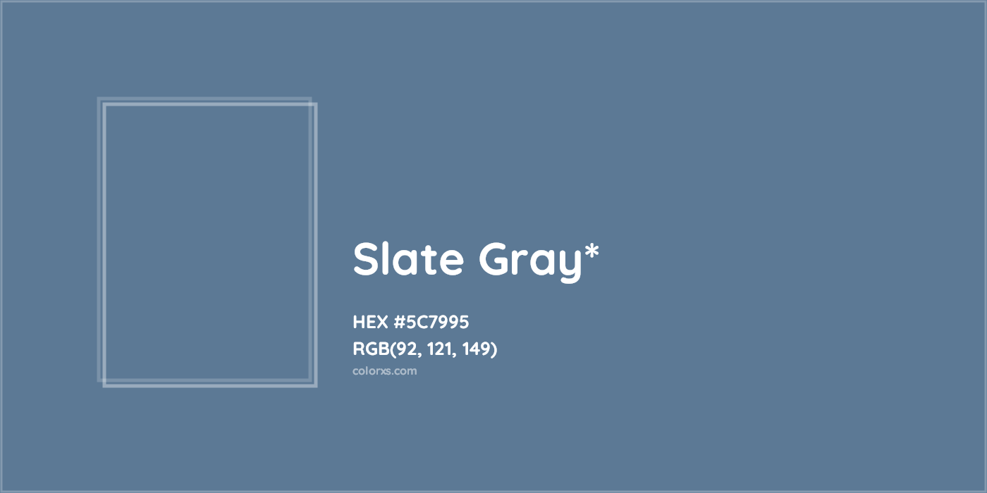 HEX #5C7995 Color Name, Color Code, Palettes, Similar Paints, Images