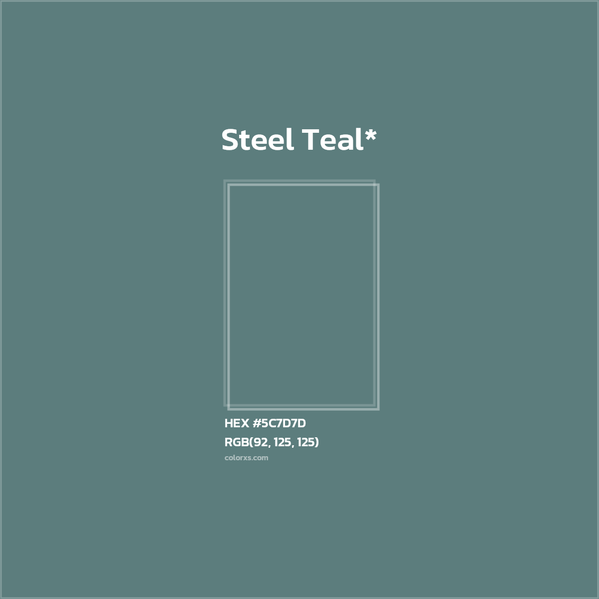 HEX #5C7D7D Color Name, Color Code, Palettes, Similar Paints, Images
