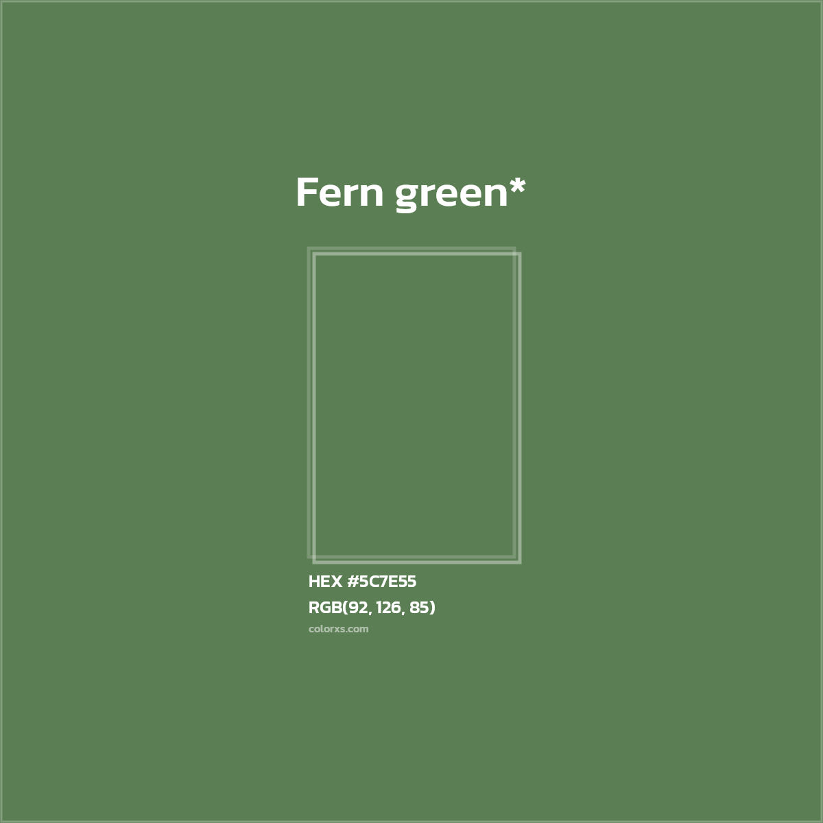 HEX #5C7E55 Color Name, Color Code, Palettes, Similar Paints, Images