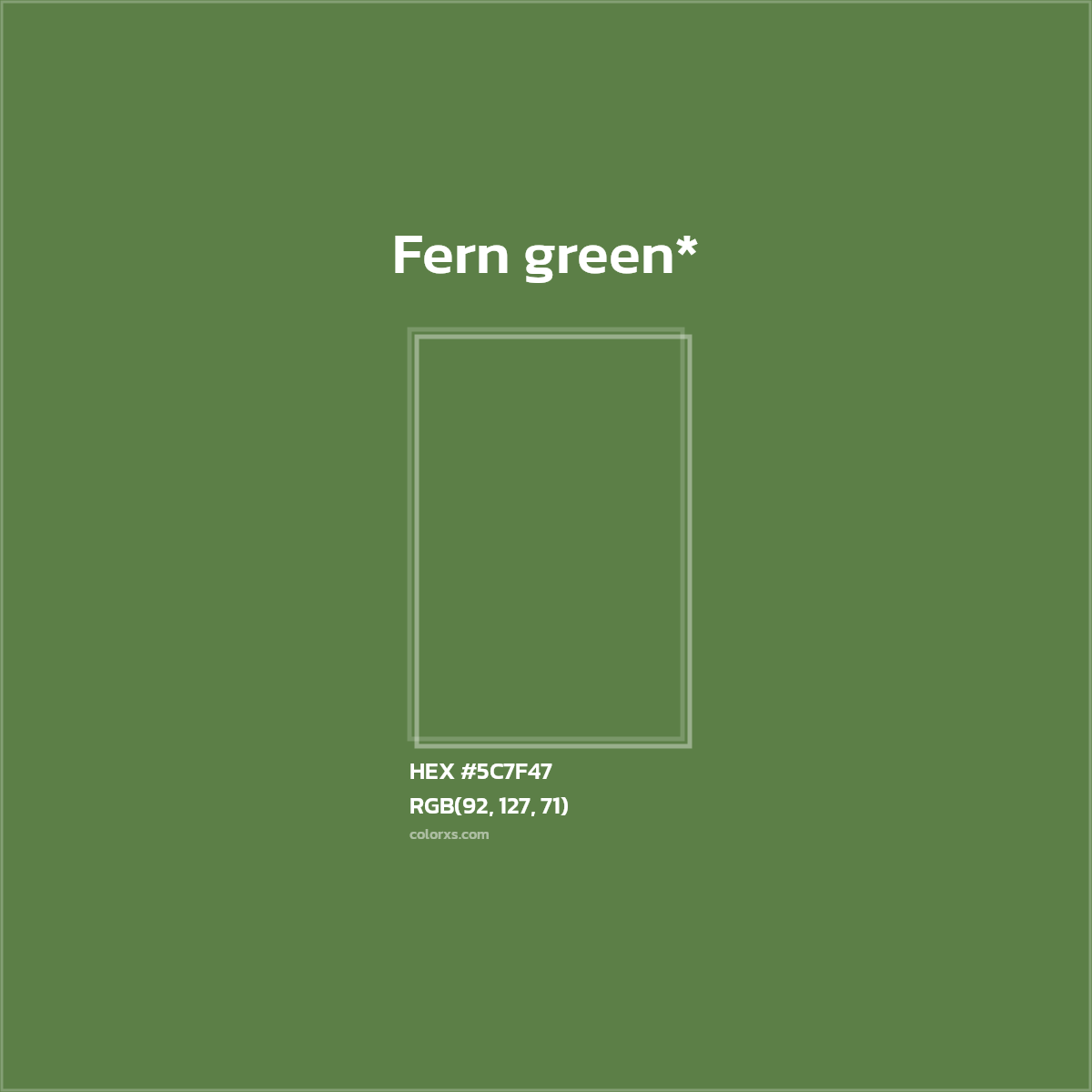 HEX #5C7F47 Color Name, Color Code, Palettes, Similar Paints, Images