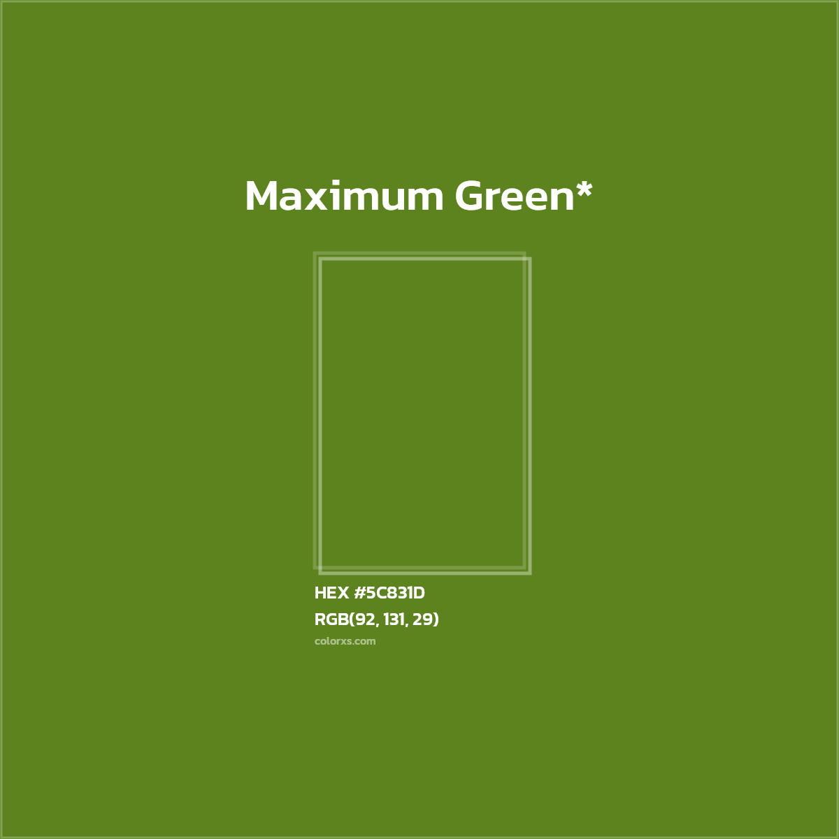 HEX #5C831D Color Name, Color Code, Palettes, Similar Paints, Images