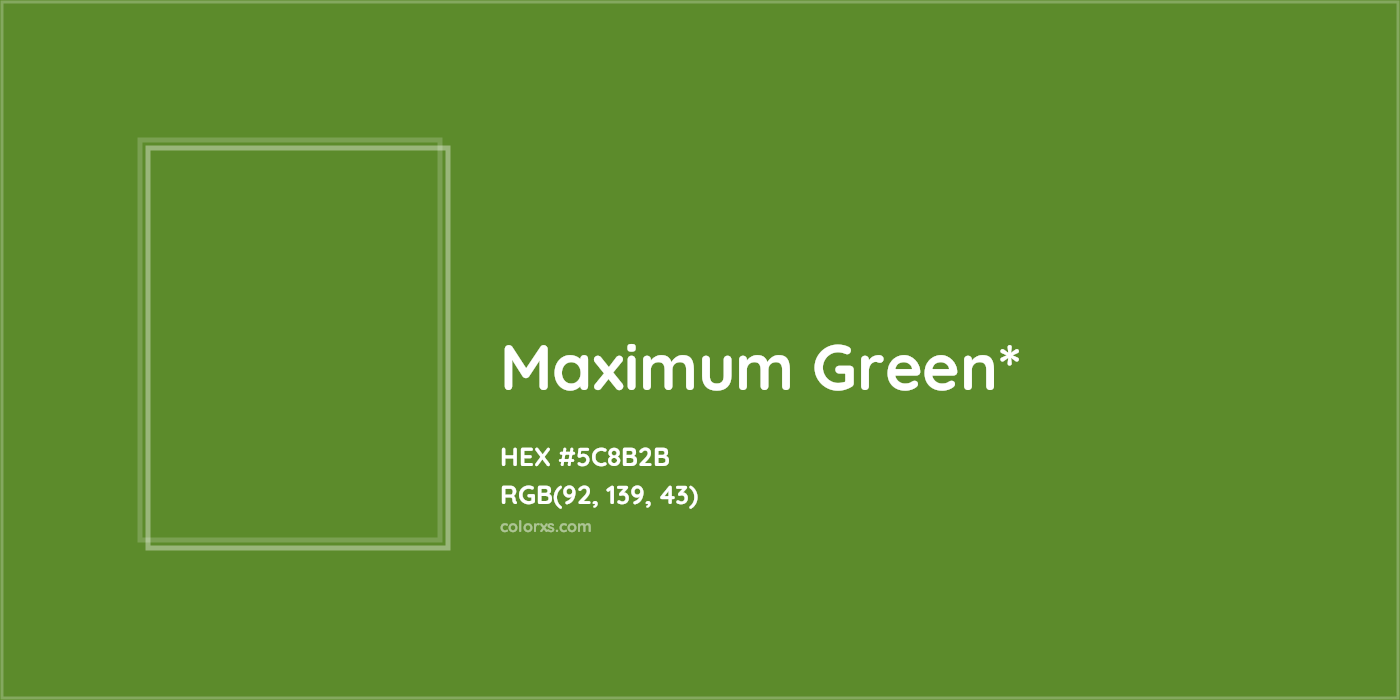 HEX #5C8B2B Color Name, Color Code, Palettes, Similar Paints, Images