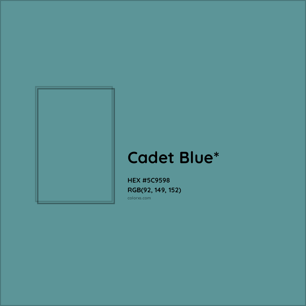 HEX #5C9598 Color Name, Color Code, Palettes, Similar Paints, Images