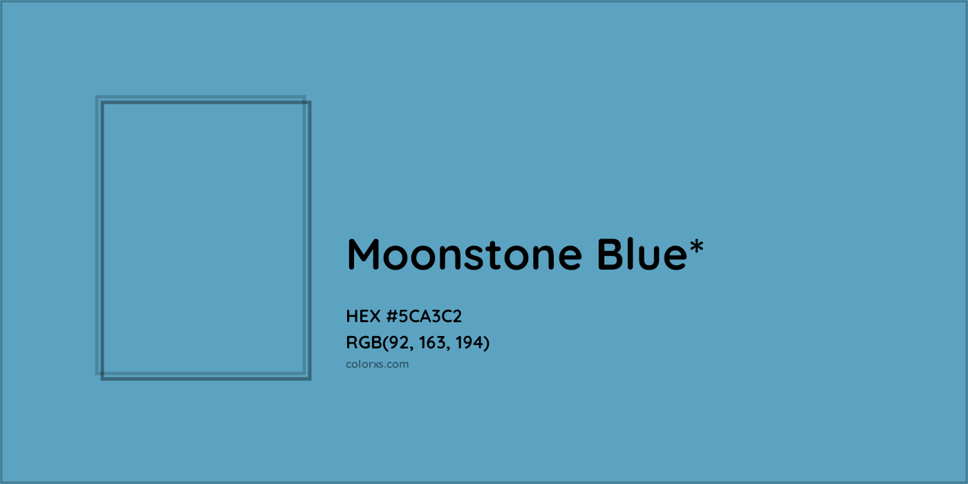 HEX #5CA3C2 Color Name, Color Code, Palettes, Similar Paints, Images