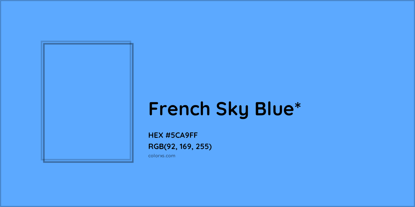 HEX #5CA9FF Color Name, Color Code, Palettes, Similar Paints, Images