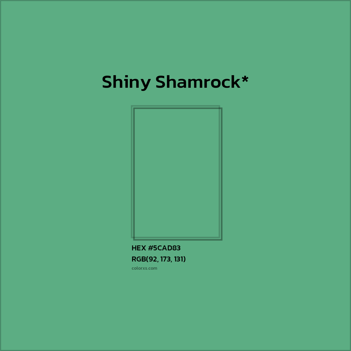 HEX #5CAD83 Color Name, Color Code, Palettes, Similar Paints, Images