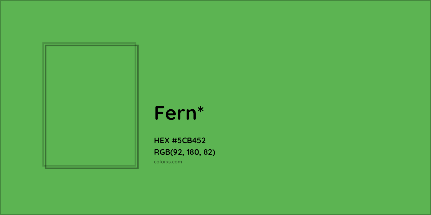 HEX #5CB452 Color Name, Color Code, Palettes, Similar Paints, Images