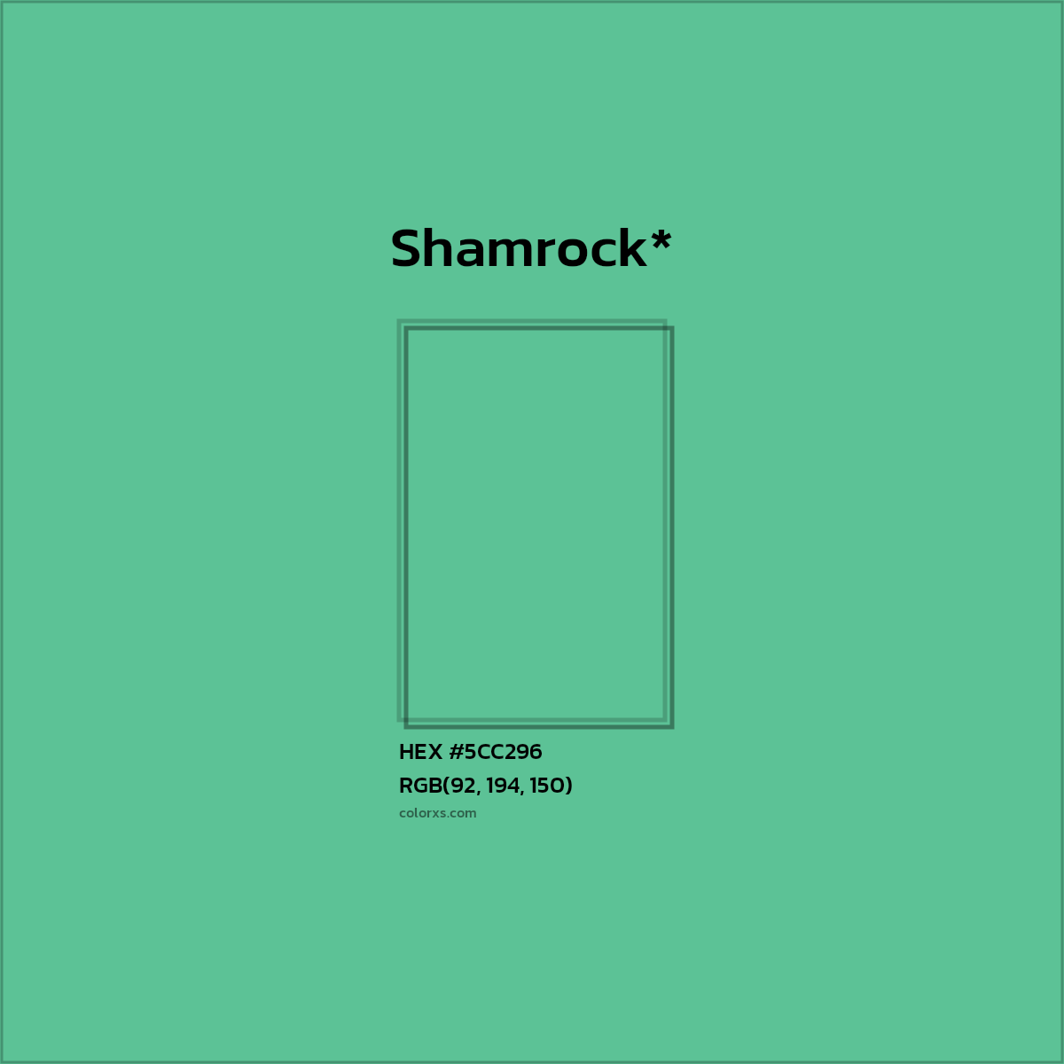 HEX #5CC296 Color Name, Color Code, Palettes, Similar Paints, Images