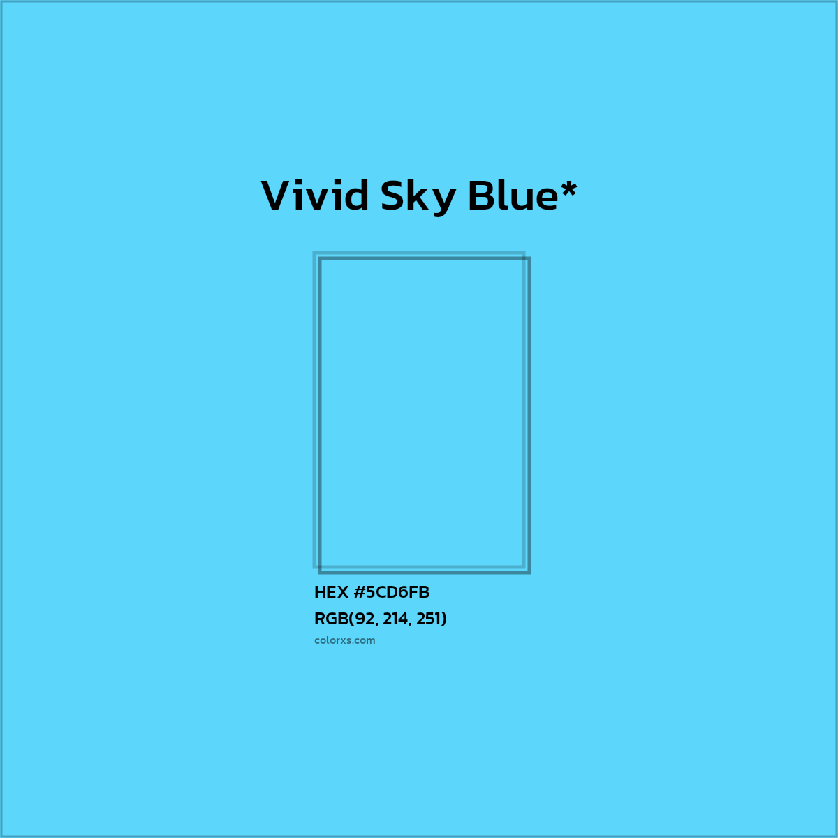 HEX #5CD6FB Color Name, Color Code, Palettes, Similar Paints, Images