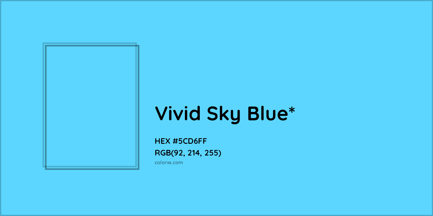 HEX #5CD6FF Color Name, Color Code, Palettes, Similar Paints, Images
